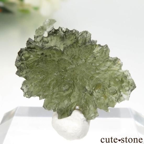 【鑑別書付】チェコ Nesmen産 モルダバイトの原石 No.5の写真1 cute stone