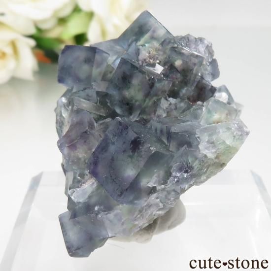 ナミビア Okorusu Mine産 フローライト&クォーツの原石 No.33の写真2 cute stone