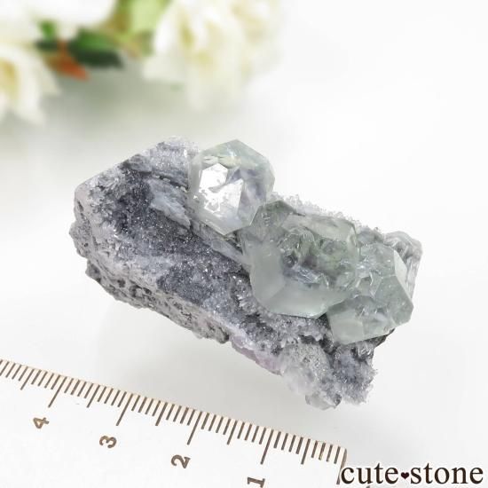 中国 福建省 Xia Yang Mine産 フローライト&クォーツの原石 No.41の写真4 cute stone