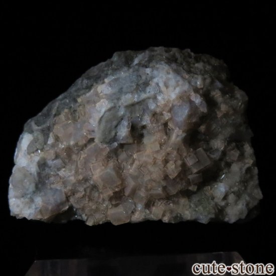 アメリカ オハイオ州産 フローライトの母岩付き原石 No.13の写真1 cute stone