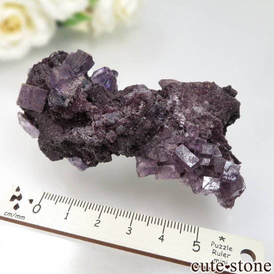 メキシコ Ojuela Mine (オハエラ)産 フローライトの原石 No.11の写真5 cute stone