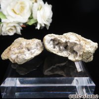イタリア Levane産 クトナホライト＆アラゴナイトの原石（ペア）No.6の画像