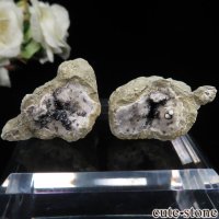 イタリア Levane産 クトナホライト＆アラゴナイトの原石（ペア）No.7の画像