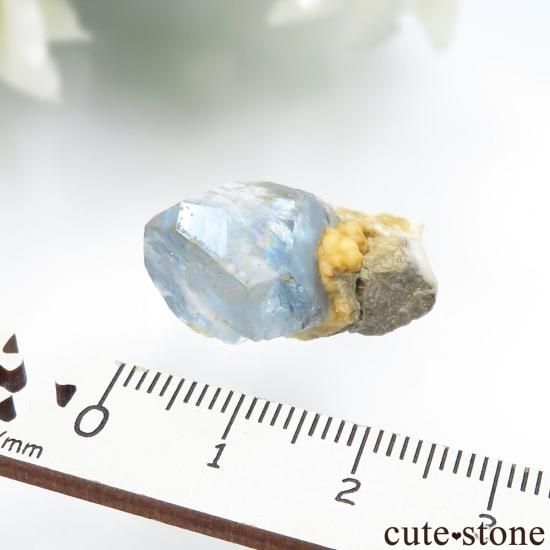 アフガニスタン産 セレスタイトの原石 No.2 - cute stone -