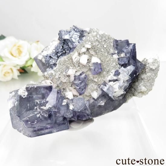 ましゅ‼︎ヤオガンシャン産　「露草色（つゆくさ色）」　フローライト ましゅ‼︎ヤオガンシャン産 「露草色（つゆくさ色）」 フロー