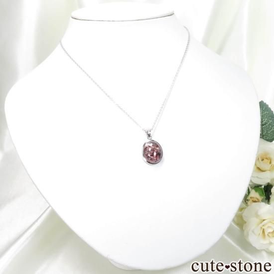インド カルール産のファイヤークォーツのペンダントトップ No.6の写真3 cute stone