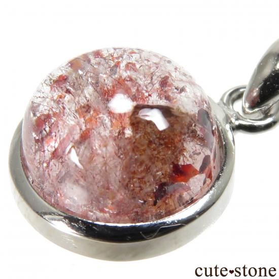 インド カルール産のファイヤークォーツのペンダントトップ No.12の写真1 cute stone
