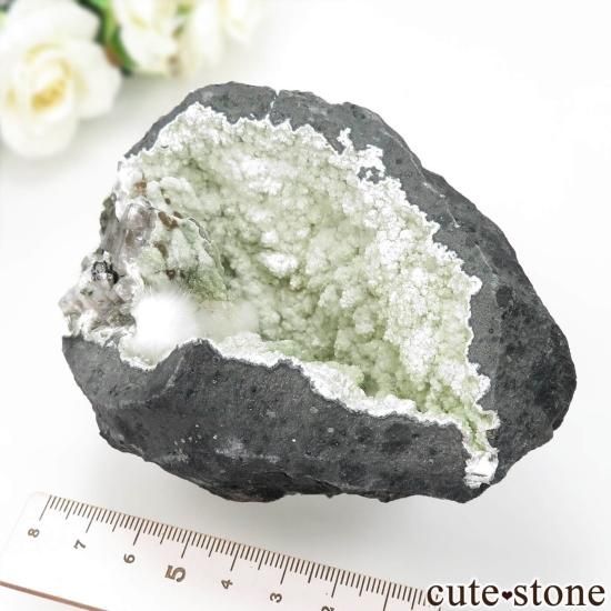 インド Mumbai産 オケナイトの母岩付き原石 No.36 - cute stone -