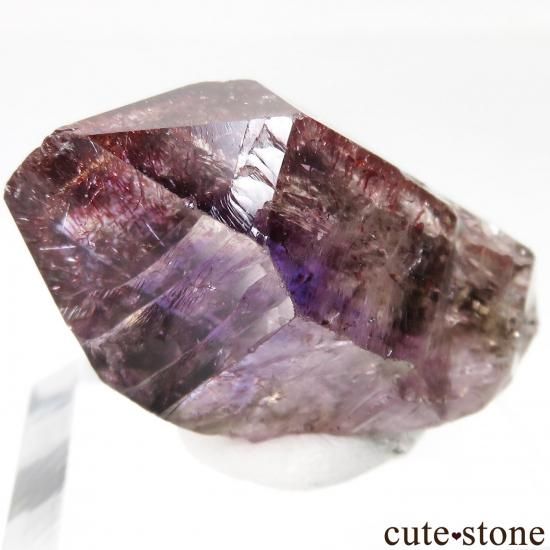 ジンバブエ産 アメジスト&スモーキークォーツの原石 No.21の写真1 cute stone