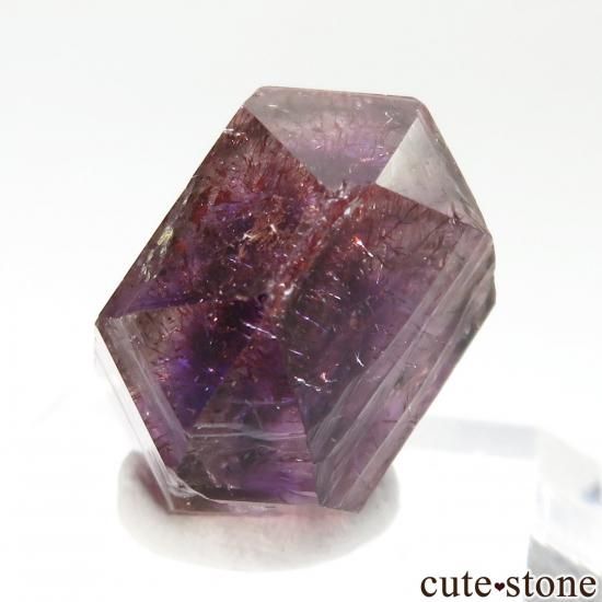 ジンバブエ産 アメジスト&スモーキークォーツの原石 No.21の写真2 cute stone