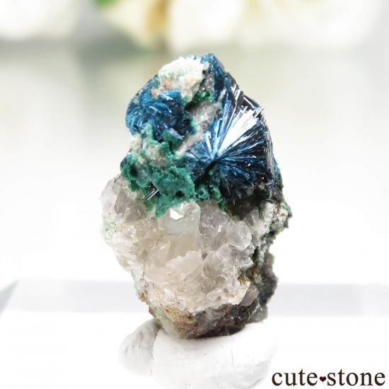 ドイツ Clara Mine産 クリノクレース&マラカイトの原石 No.3の写真1 cute stone