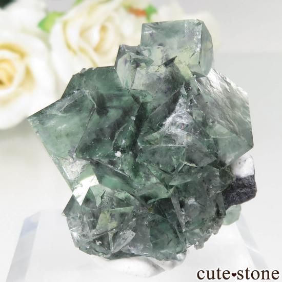 中国 Xianghualing Mine産 グリーンフローライトの原石 No.61の写真1 cute stone