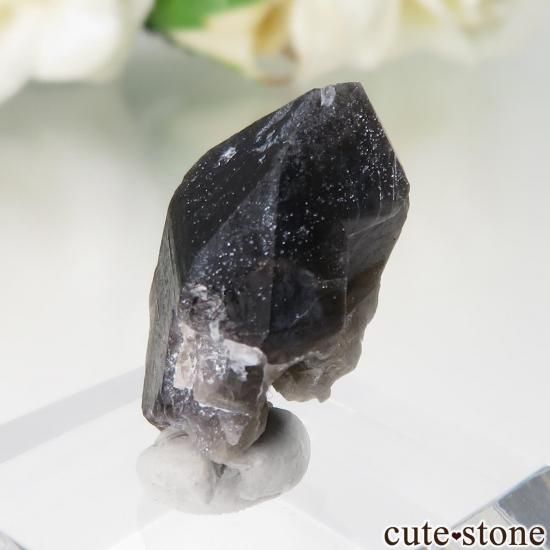 ウクライナ Khoroshiv産 カンゴーム - モリオン(黒水晶)の原石 No.17の写真1 cute stone