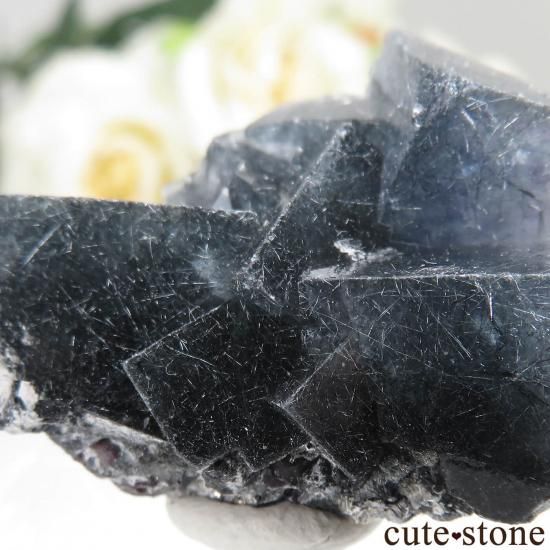 内モンゴル自治区 Yindu産 針状結晶入りフローライトの原石 No.22