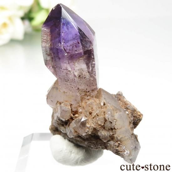 ジンバブエ産 アメジストの原石 No.23 - cute stone -