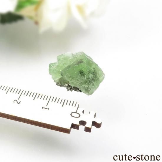 ペルー Milpo mine産 フローライト＆パイライトの原石 No.3 - cute stone -