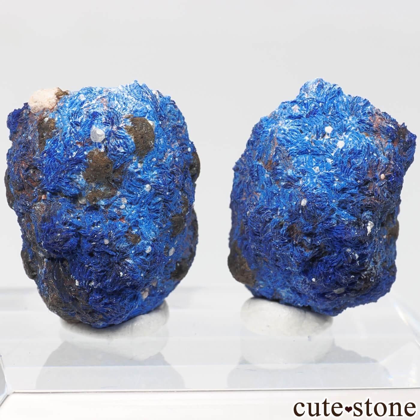 アメリカ アリゾナ州 Blue Ball Mine産 アズライトの原石（ペア