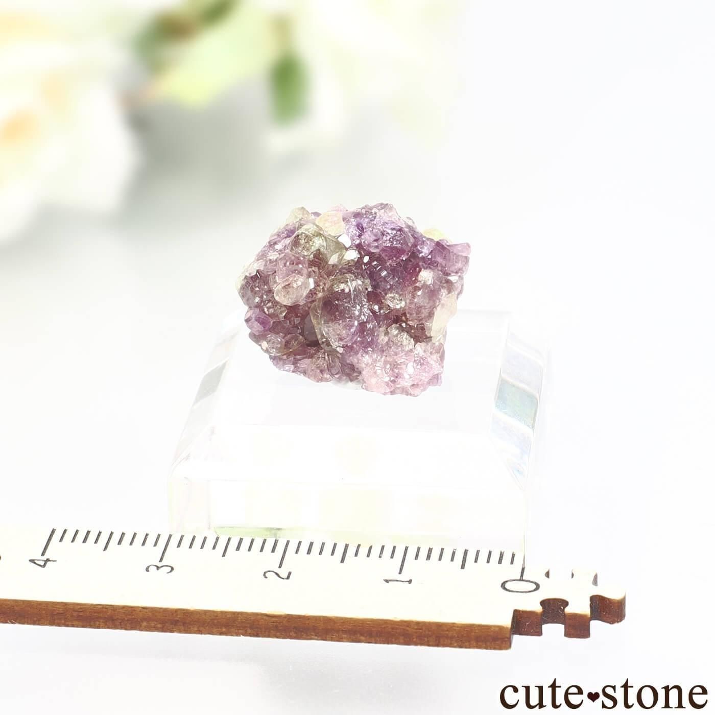 カナダ ケベック州 Jeffrey Mine産 ベスビアナイトの原石 No.12の写真3 cute stone