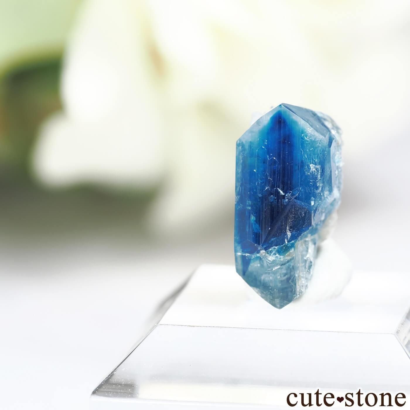 ジンバブエ Last Hope Mine産 ユークレースの原石 No.13 - cute stone -