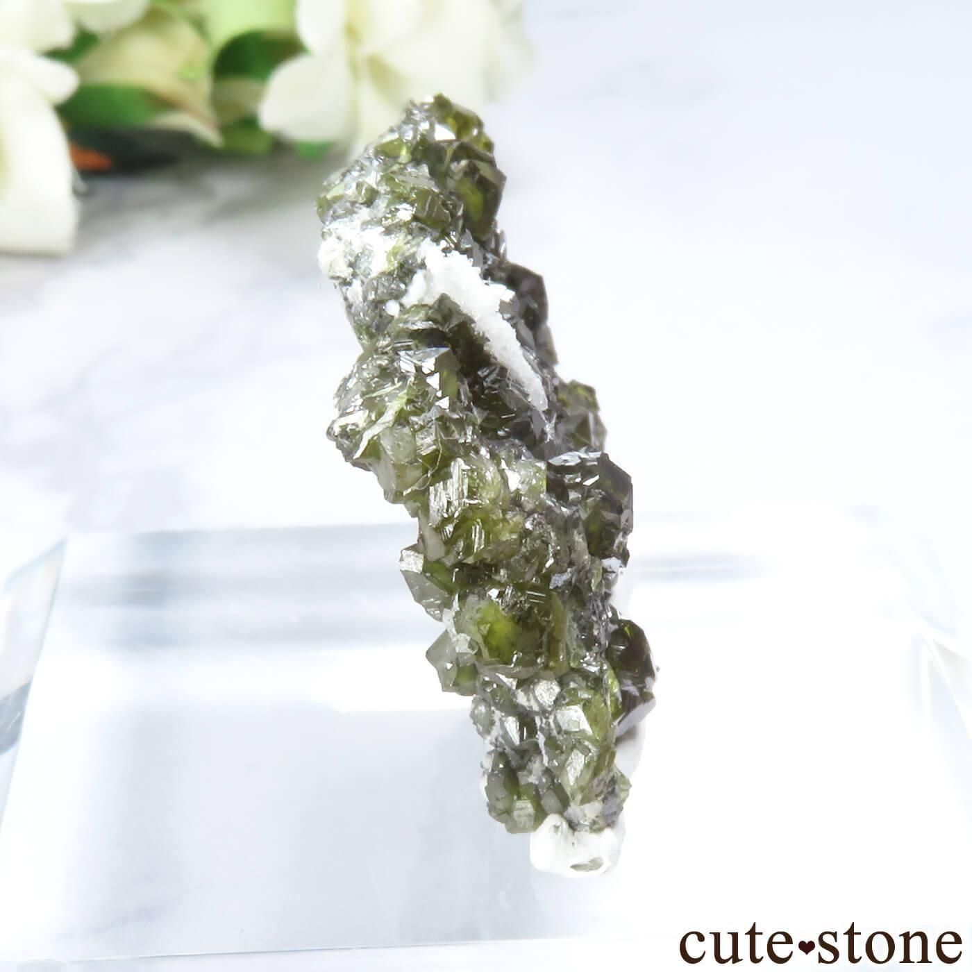 グリーンアベンチュリンスフィア♡パイライト共生No.1387 K18YG グリーンアベンチュリン ピアス（270895） ｜ women（ウィメンズ