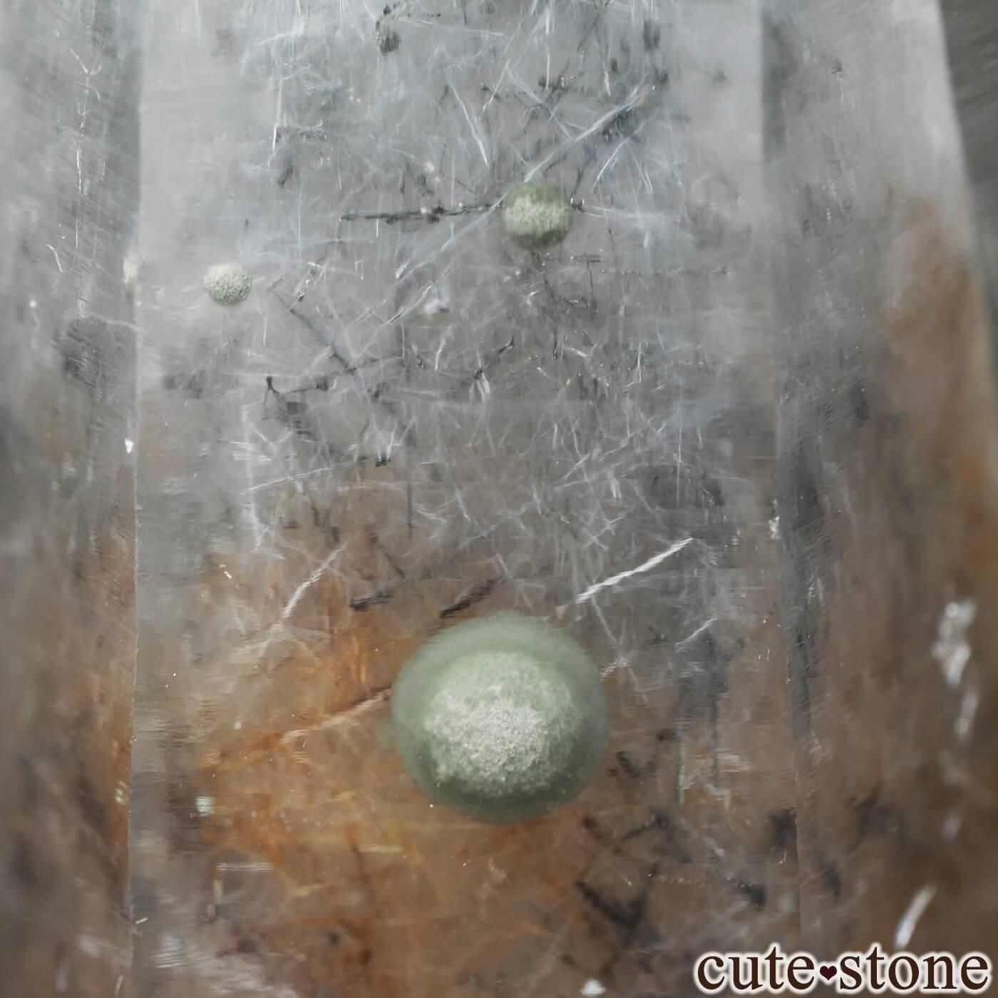 大分県 尾平鉱山産 まりも水晶（クォーツ＆クーカイト）No.2