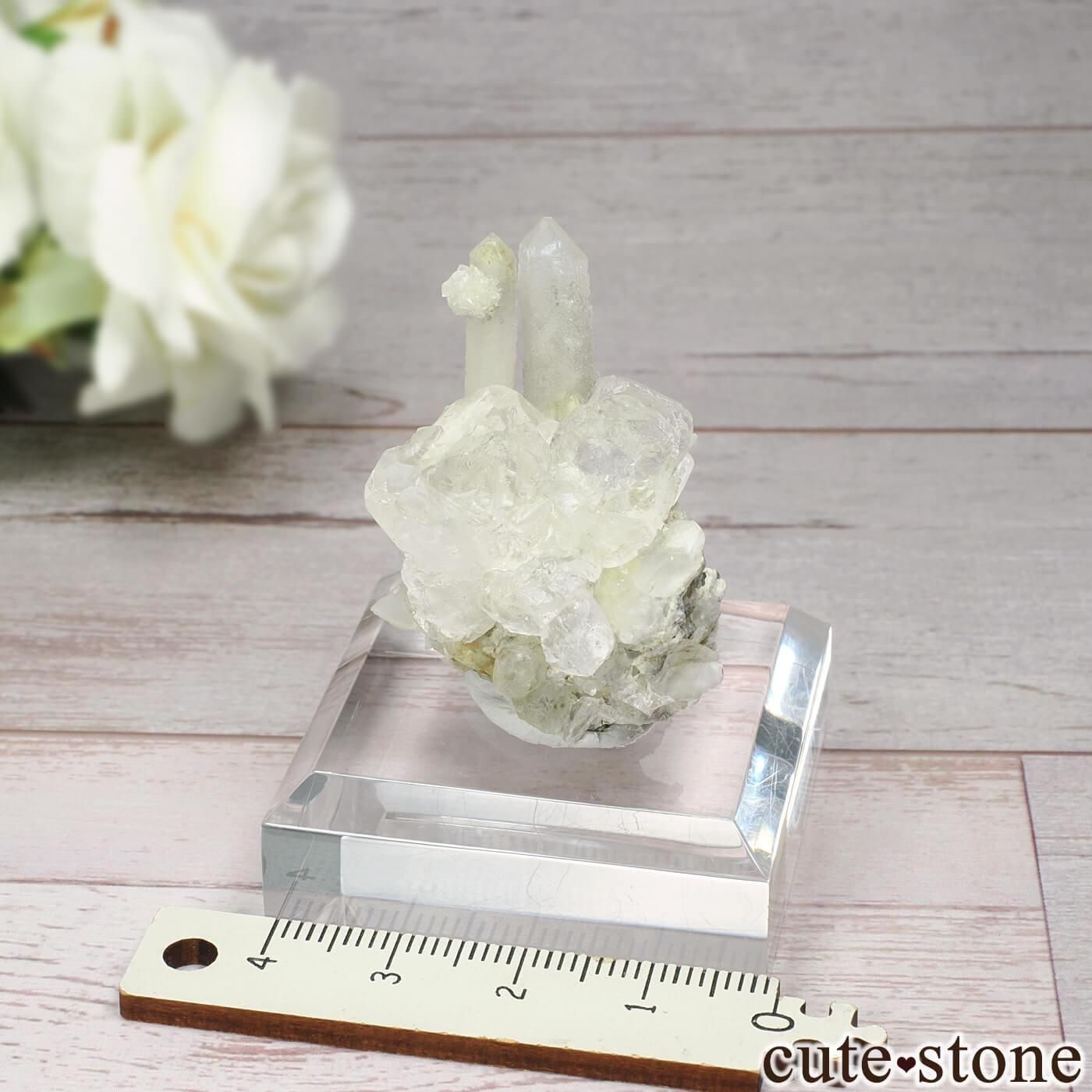 希少❣️天然石スモーキークォーツ&カルサイト共生フローライトの原石E.55 希少❣️天然石スモーキークォーツ&カルサイト共生フローライト