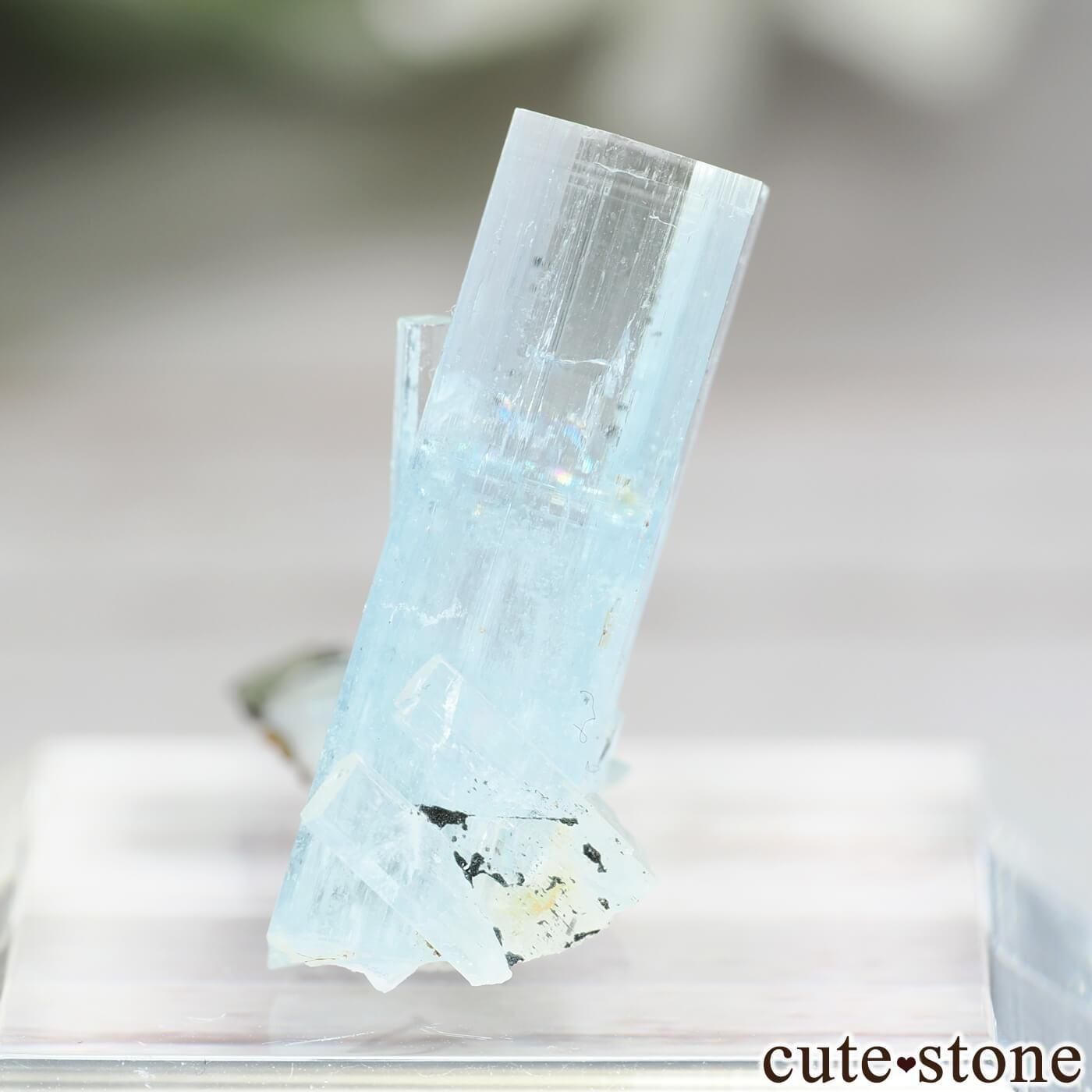 ナミビア エロンゴ産 アクアマリン＆ブラックトルマリンの原石