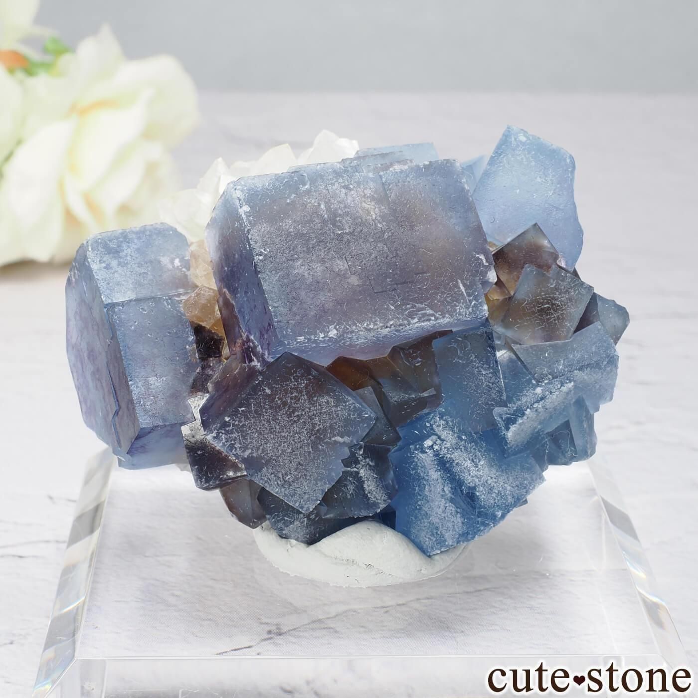 kdashさま専用美！しっかりブルー フローライト スフィア 天然石置物