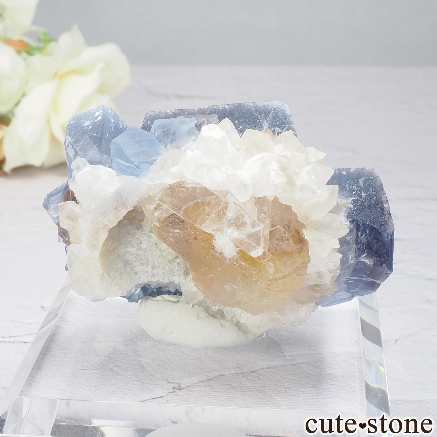 アメリカ ニューメキシコ州 Blanchard Mine産 ブルーフローライト