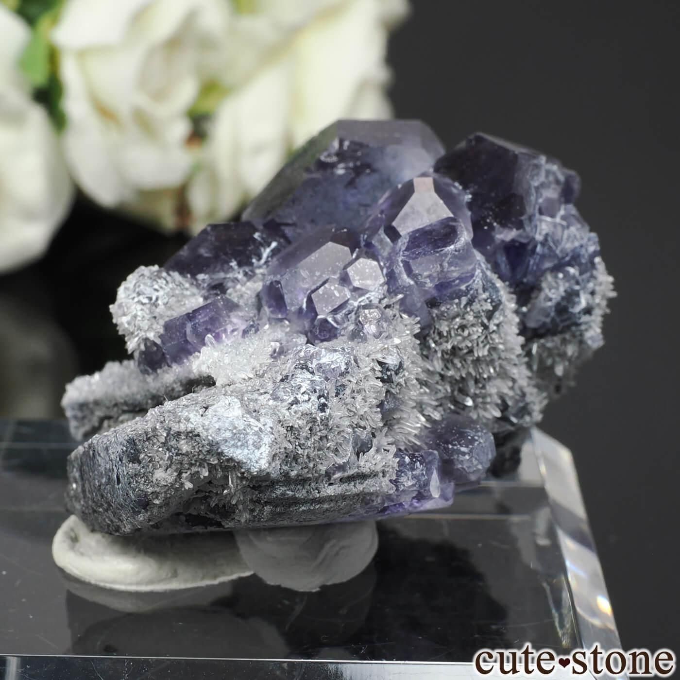 中国 福建省 Xia Yang Mine産 フローライト＆クォーツの原石 No.44