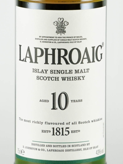 ラフロイグ 10年 43度 750ml 正規品 武川蒸留酒販売 ラフロイグ 10年 43度 750ml 正規品 武川蒸留酒販売