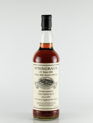 スプリングバンク 21年 1997 for MALT HOUSE ISLAY 57.5度 スプリングバンク 21年 1997 for MALT HOUSE ISLAY 57.5度