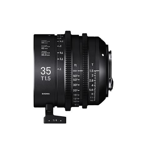 レンズ(単焦点) SIGMA - FF High Speed Prime Line35mm T1.5 FF EF 35mm T1.5 FF | シネレンズ | 製品 | Sigma