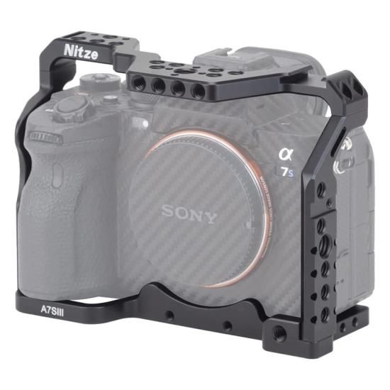 Nitze Sony a7SIII / a7IV 専用ケージ HDMIケーブルクランプ付き(TP