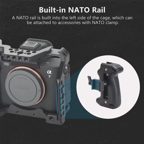 Nitze Sony a7SIII / a7IV 専用ケージ HDMIケーブルクランプ付き(TP
