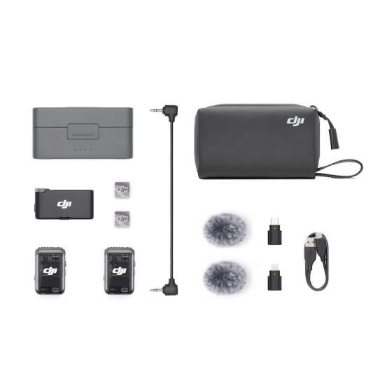DJI Mic 2(トランスミッター×2 + レシーバー×1 + 充電ケース DJI Mic 2(トランスミッター×2 + レシーバー×1 + 充電ケース