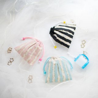キラキラstar☆のミニ巾着(コップ袋・給食袋・マスク袋）の商品画像