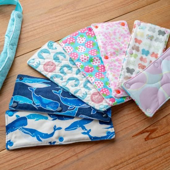 水筒肩紐カバー | リバーシブル - 通園通学バッグのお店〈まいにち布や〉