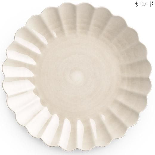 マテュースオイスターラウンドプレート 28cm 3枚セット マテュースオイスターラウンドプレート 28cm 3枚セット お花