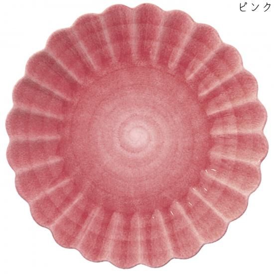 マテュースオイスターラウンドプレート 28cm 3枚セット マテュースオイスターラウンドプレート 28cm 3枚セット お花