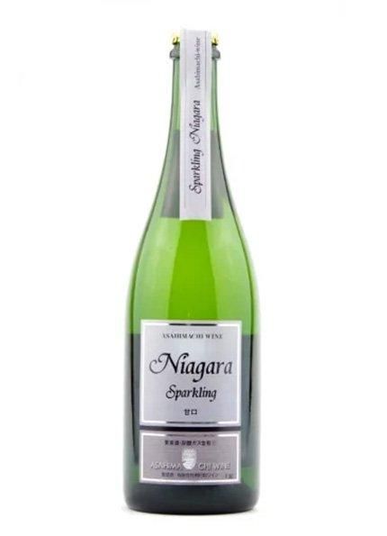 朝日町 スパークリング ナイアガラ 甘口 【白】 750ml （あさひ
