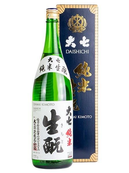 大七 生もと 純米 1.8L （だいしち） - 酒商山田オンラインショップ