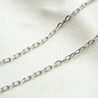K18WG 8面トリプル 10g 24cm 喜平 アンクレット 18金 ホワイト