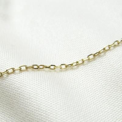 K18イエローゴールド アズキ「小豆」ブレスレット 18cm 1.1mm