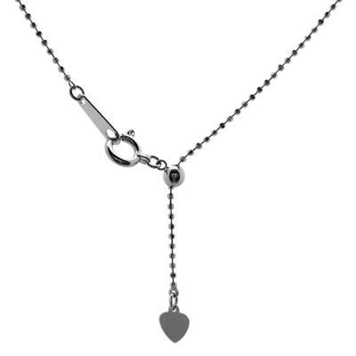 Pt850 プラチナ カットボールチェーン 45cm 1.0mm | ネックレス Pt850 プラチナ カットボールチェーン 45cm 1.0mm | ネックレス