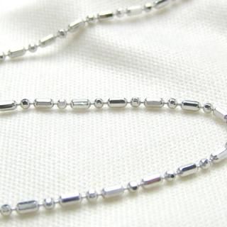 ショート＆ロング チェーンネックレス 45cm K18WG GENJ