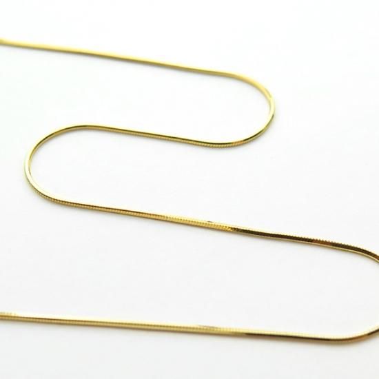 K18ロザリオ付きゴールドティラチェーンネックレス 40cm 2295K2504 K18