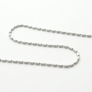 K18WGローラーシリンダーチェーン一覧 | ネックレスチェーン専門店