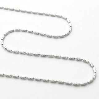 K18WGローラーシリンダーチェーン一覧 | ネックレスチェーン専門店