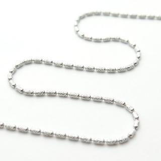 K18WGローラーシリンダーチェーン一覧 | ネックレスチェーン専門店